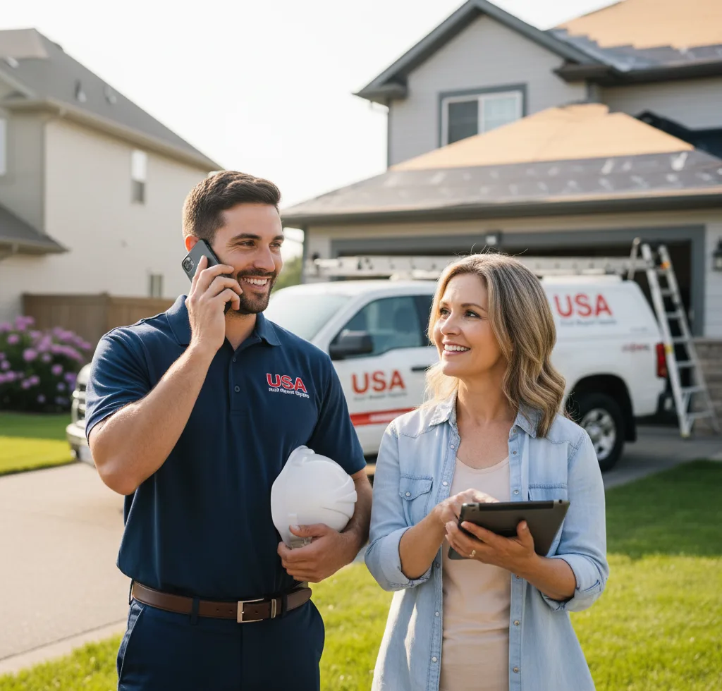USA Roof Repair Experts customer support in West Simsbury